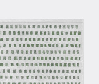 Wall&amp;dec&ograve; 'Changing Dots Ts' wallpaper, green and silver MULTICOLOUR WADE20CHA136MUL