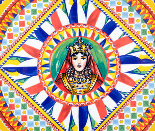 Dolce&amp;Gabbana Casa 'Carretto Siciliano' charger plate MULTICOLOUR DGCA22POR705MUL