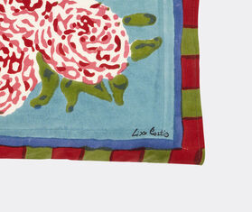 Lisa Corti 'Leopard Stripes' rectangular cushion, blue multicolor BLUE LICO24CUS888TUR