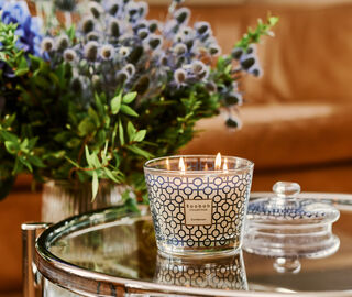 Baobab Collection 'Dome Gentlemen' candle giftbox, blue BLUE BAOB24SCE909BLU