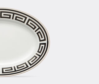 Ginori 1735 'Labirinto' oval platter, black BLACK RIGI20LAB256BLK