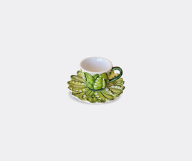 Les-Ottomans &#39;Lily of the Valley&#39; coffee cup and saucer MULTICOLOUR OTTO23LIL834MUL