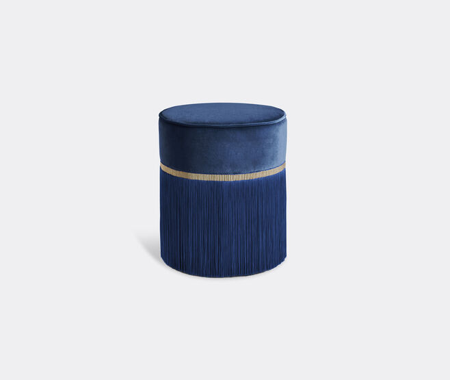 Lorenza Bozzoli Couture 'Couture' ottoman, medium, blue BLUE LOBO20COU288BLU