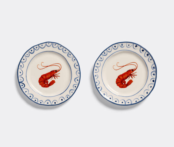 &k Amsterdam 'Sir&egrave;ne Crevette' bread plate, set of two, multicolor undefined ${masterID}