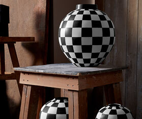 L'Objet 'Damier' vase, extra large MULTICOLOUR LOBJ23DAM207MUL