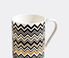 Missoni 'Zig Zag Gold' mug Multicolour MIHO22ZIG354MUL