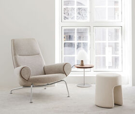 Fredericia Furniture 'Sequoia Pouf', barnum WHITE FRED22SEQ712WHI