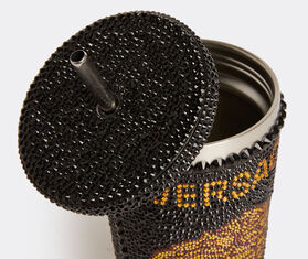 Versace &#39;Medusa&#39; studded travel cup mug, black BLACK VERS22TRA732BLK