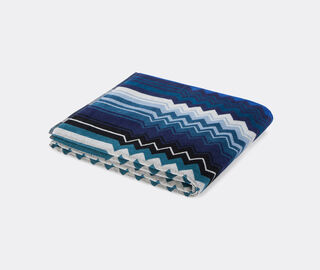 Missoni 'Giacomo' bath towel, blue multicolor BLUE MIHO26GIA071BLU