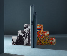 Tom Dixon 'Swirl' stepped bookends, set of two MULTICOLOUR TODI19SWI702MUL