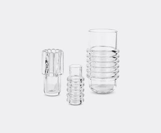 Tom Dixon 'Press' stem vase TRANSPARENT TODI20PRE393TRA