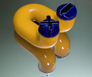 artetica 'U' incense burner add-on, cobalt blue BLUE ARTE26INC447BLU