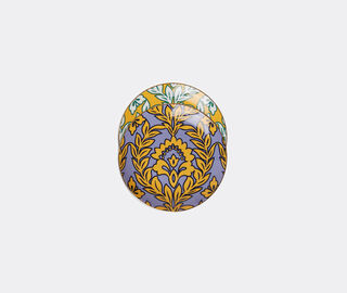 La DoubleJ 'Violet Garland' side plates, set of two, yellow and violet MULTICOLOUR LADJ23SID021MUL