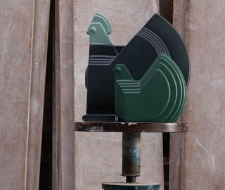 Nuove Forme 'Cock Figure', green MULTICOLOUR NUFO22FIG540MUL