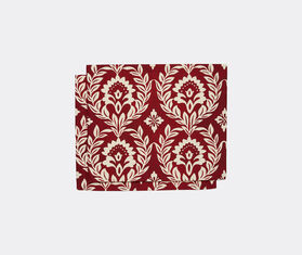 La DoubleJ 'Garland Bordeaux' tablemat, set of two BURGUNDY LADJ23TAB819RED
