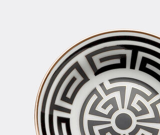 Ginori 1735 'Labirinto' coffee saucer, set of two, black BLACK RIGI20LAB724BLK