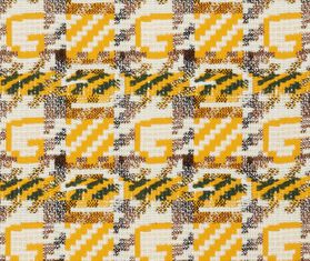 Gucci 'Tartan Plaid' throw, mustard YELLOW GUCC20TAR998YEL