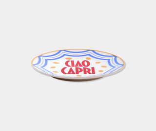 Bitossi Home 'Ciao Capri' plate, multicolor and gold MULTICOLOUR BIHO26CIA982MUL