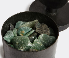 Mad et Len &#39;Cristaux&#39; pot pourri totem, Ambre nobile, small BLACK MALE20POT085BLK