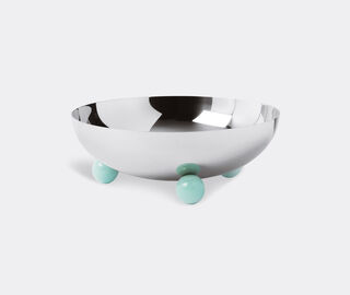 Sambonet 'Penelope' bowl, aquamarine, large MULTICOLOUR SAMB20BOW621SIL