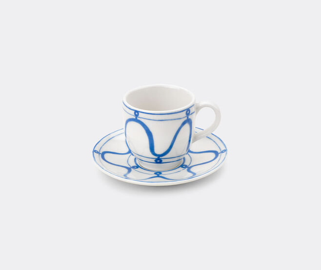 THEMIS Z 'Serenity' espresso cup and saucer, blue BLUE THEM24SER122BLU