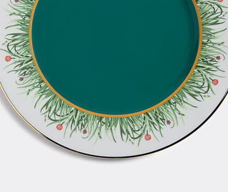 La DoubleJ 'Libellula' charger plate GREEN LADJ19CHA923GRN