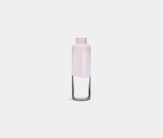 Nude 'Magnolia' pink vase, small opal pink top, clear bottom NUDE20MAG303PIN