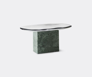Gejst 'Sapoto' tray, silver and green MULTICOLOUR GEJS25SAP459GRN