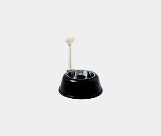 Alessi 'Lupita' dog bowl, black BLACK ALES21LUP047BLK