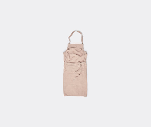 Once Milano Apron, Heavy Linen Pale Pink ${masterID} 2