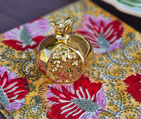 Les-Ottomans 'Pomegranate' sculpture, gold GOLD OTTO25POM539GOL