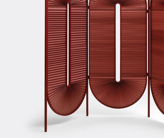 Dante - Goods And Bads 'Minima Moralia' room divider, bordeaux BURGUNDY DANT17MIN451RED