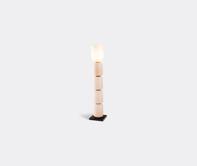 Cassina 'Ficupala' floor lamp, black and pink, US plug MULTICOLOUR CASS21FIC803PIN