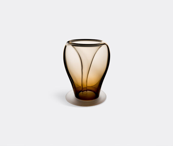 Valner Glass Glass plant pot, large Olive ${masterID}