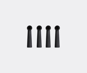 Bruzzoni Brush heads, set of four BLACK BRUZ17BRU256BLK
