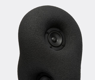 Transparent 'Acoustic Sculpture', black BLACK TRAN23ACO139BLK