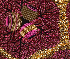 Mumutane 'Isolo Pink Pottery' cushion MULTICOLOUR MUMU23ISO450MUL