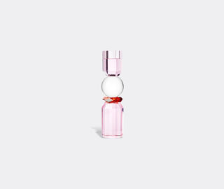 Reflections Copenhagen 'Memphis' tealight holder, clear, rose and red MULTICOLOUR REFL25MEM596MUL