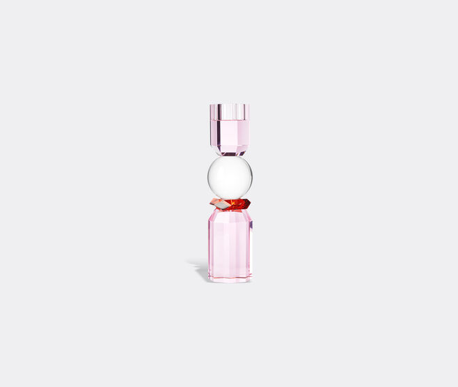 Reflections Copenhagen 'Memphis' tealight holder, clear, rose and red MULTICOLOUR REFL25MEM596MUL