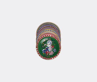 La DoubleJ 'Goddess' dessert plates, set of six MULTICOLOUR LADJ19DES670MUL
