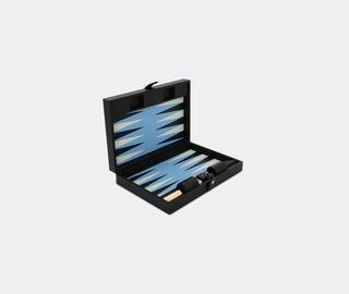 Smythson 'Panama' backgammon case, black BLACK SMYT23PAN217BLK