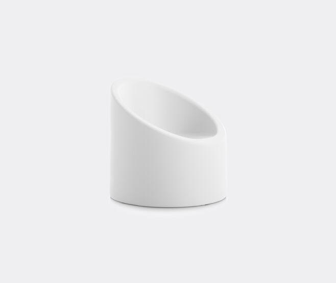Diabla 'Lipstick' armchair, white WHITE DIAB20PLA027WHI