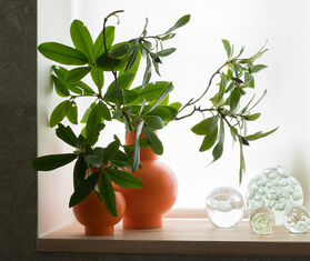 Raawii 'Str&oslash;m' vase, large ORANGE RAAW19BIG034ORA