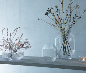 LSA International 'Rotunda' vase, wide TRANSPARENT LSAI20ROT422TRA