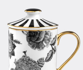 Simone Guidarelli Home 'Secret Garden' lidded mug, black and white MULTICOLOUR SIMO26SOU555MUL
