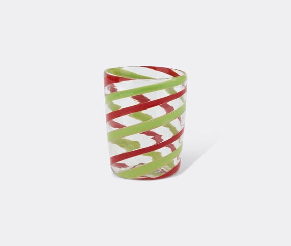 Lisa Corti 'Pervinch' glass, red and green MULTICOLOUR LICO26GLA582GRN