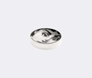 Fornasetti 'Tema e Variazioni N.363' round ashtray, black and white WHITE FORN24ROU321MUL