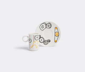 L'Abitare 'Mechanical elephant' coffee cup and saucer MULTICOLOUR LABI15COF918MUL