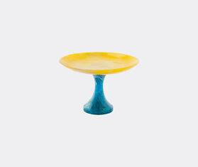 Bitossi Home 'Candy' cake stand, small, yellow and blue MULTICOLOUR BIHO24LIT326MUL