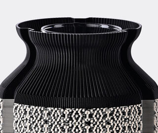 Wontek 'No. 4' vase, black and beige BLACK WONT26VAS083BLK